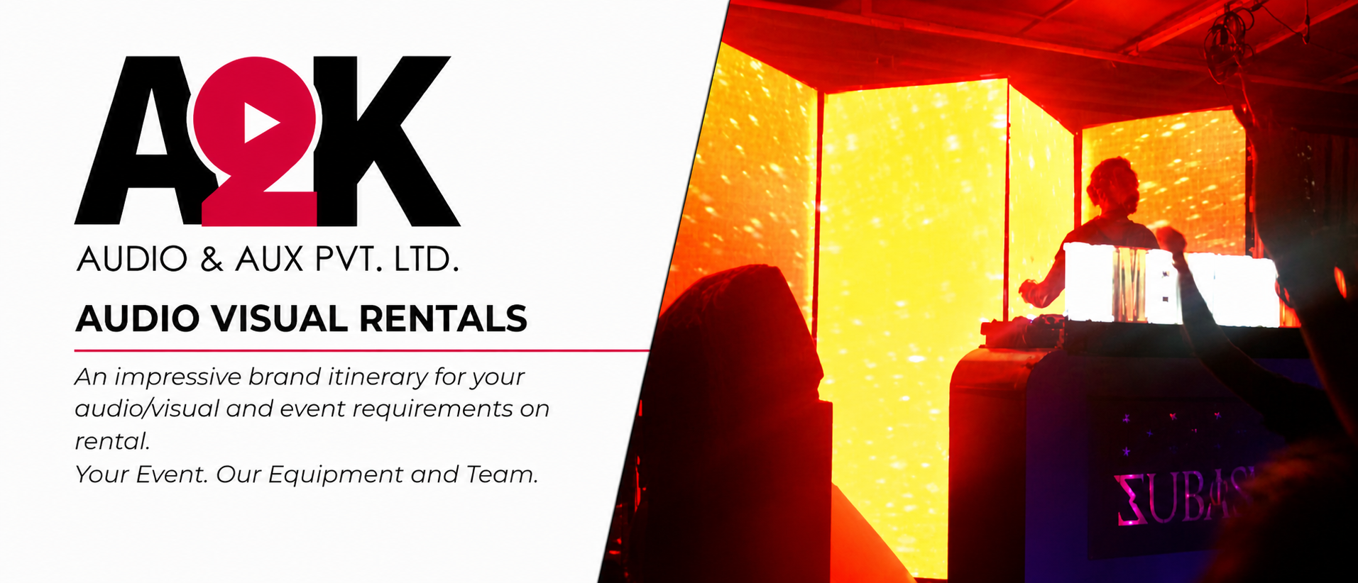 Audio visual rental